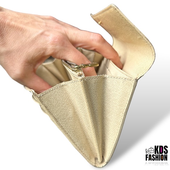 LOUIS VUITTON Damier Azur Portefeuille Sarah Long Wallet TS3101 - Picture 10 of 16